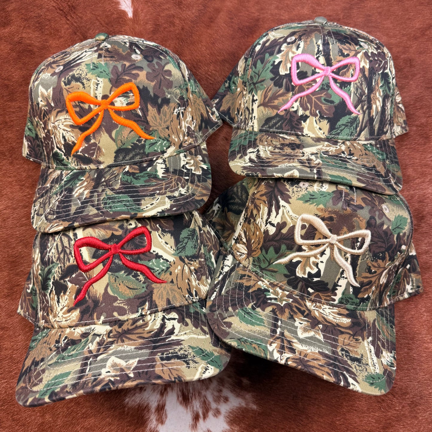 Camo Bow Trucker Hat