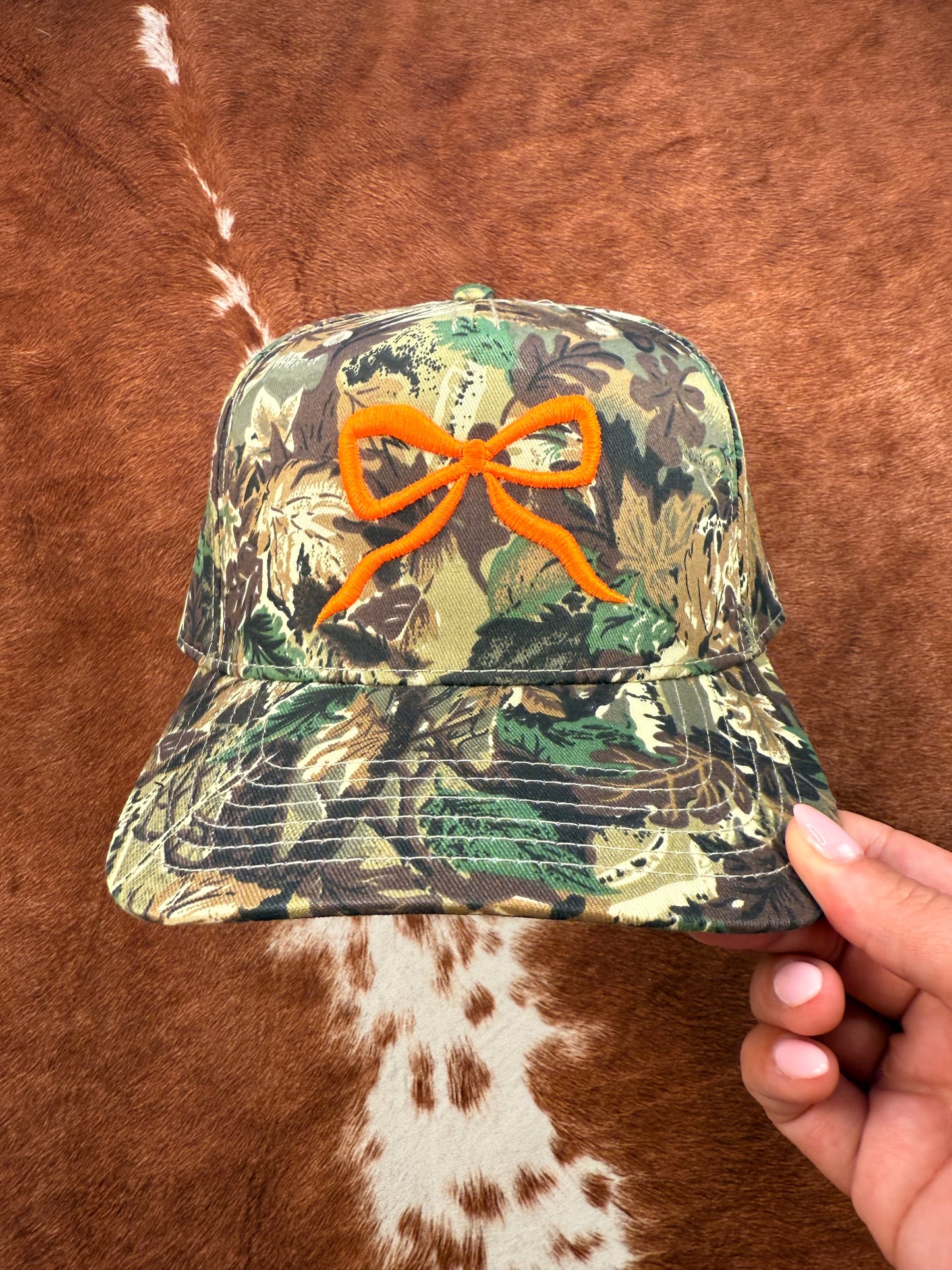 Camo Bow Trucker Hat