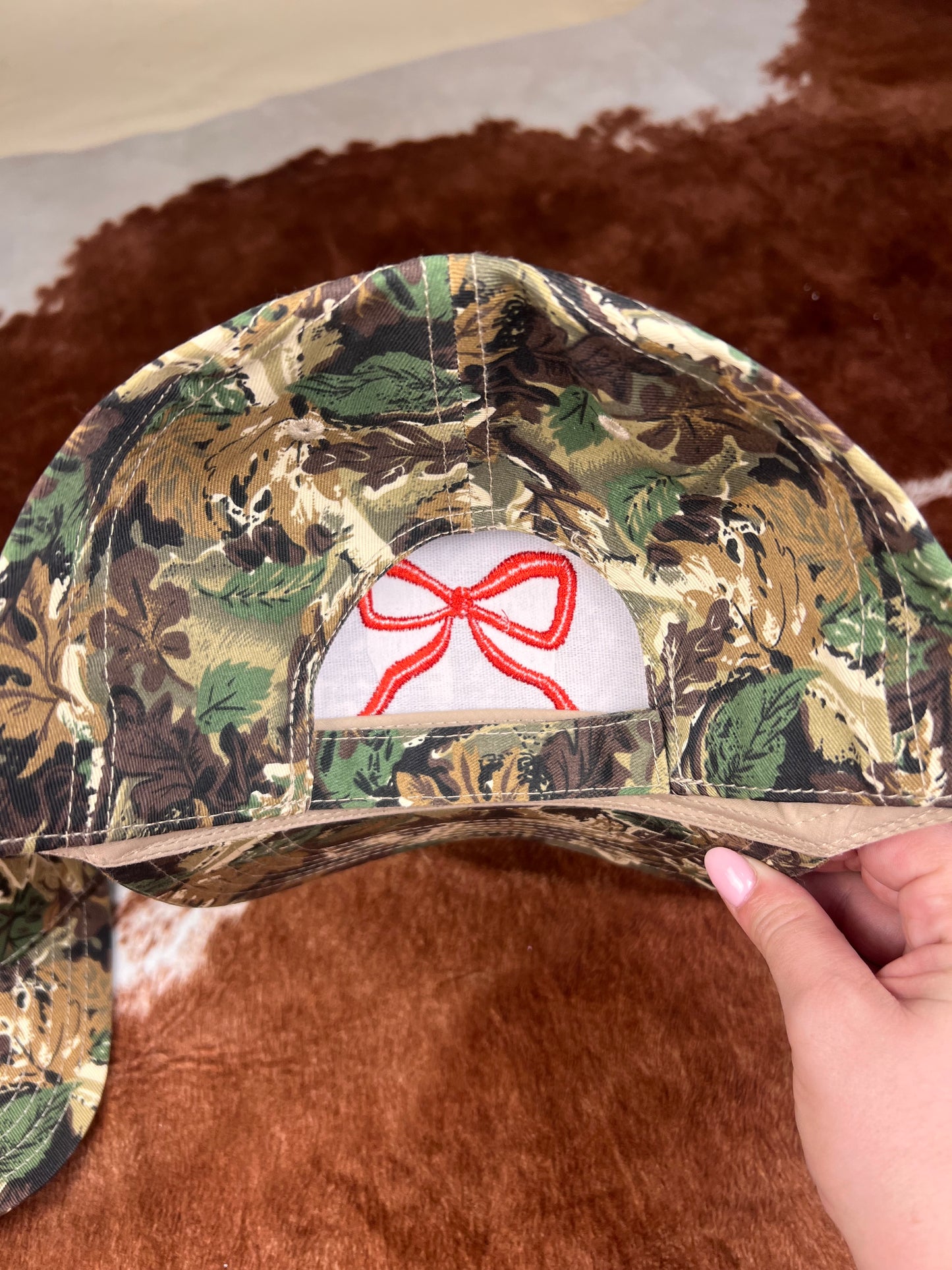 Camo Bow Trucker Hat