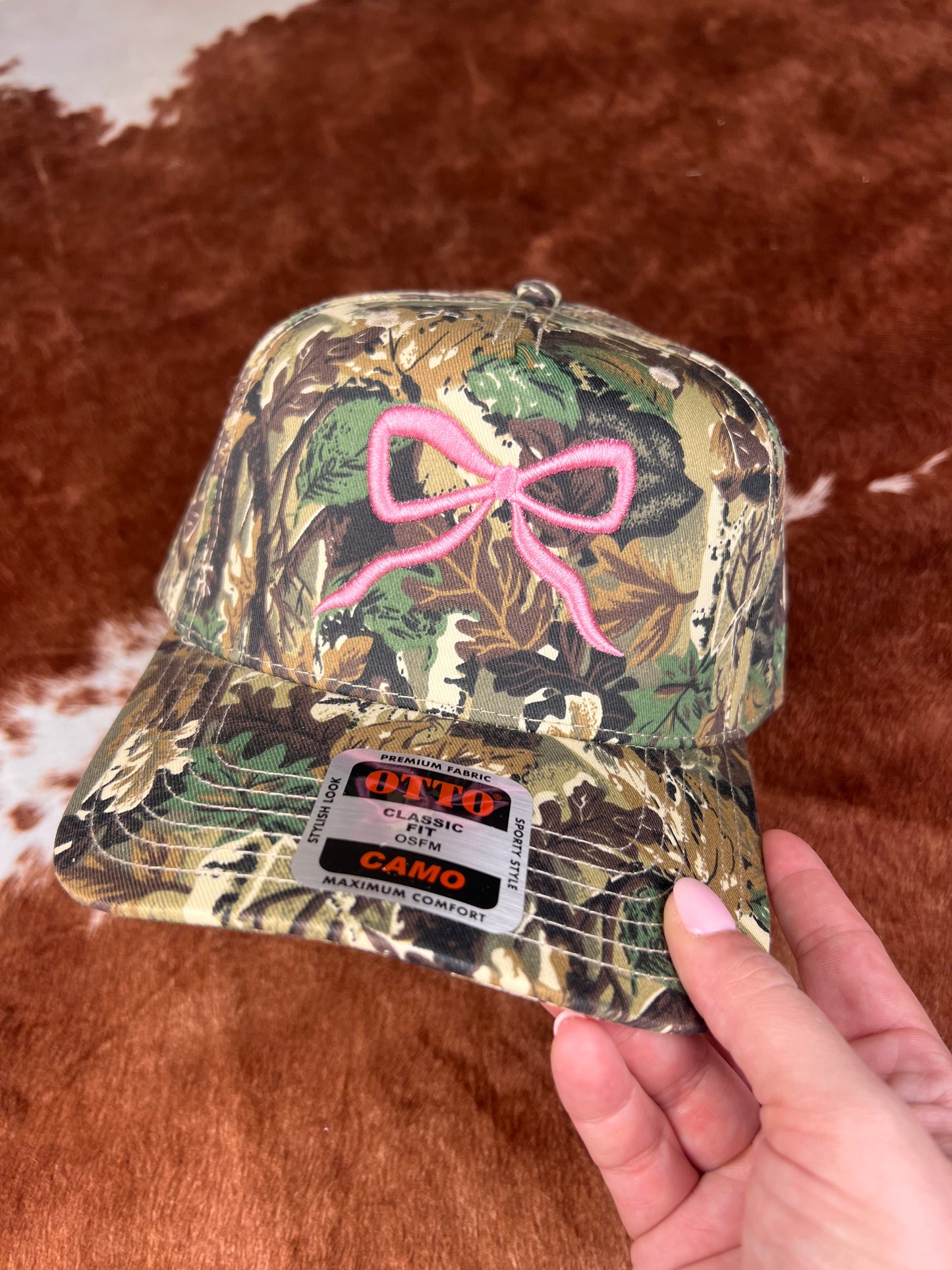 Camo Bow Trucker Hat