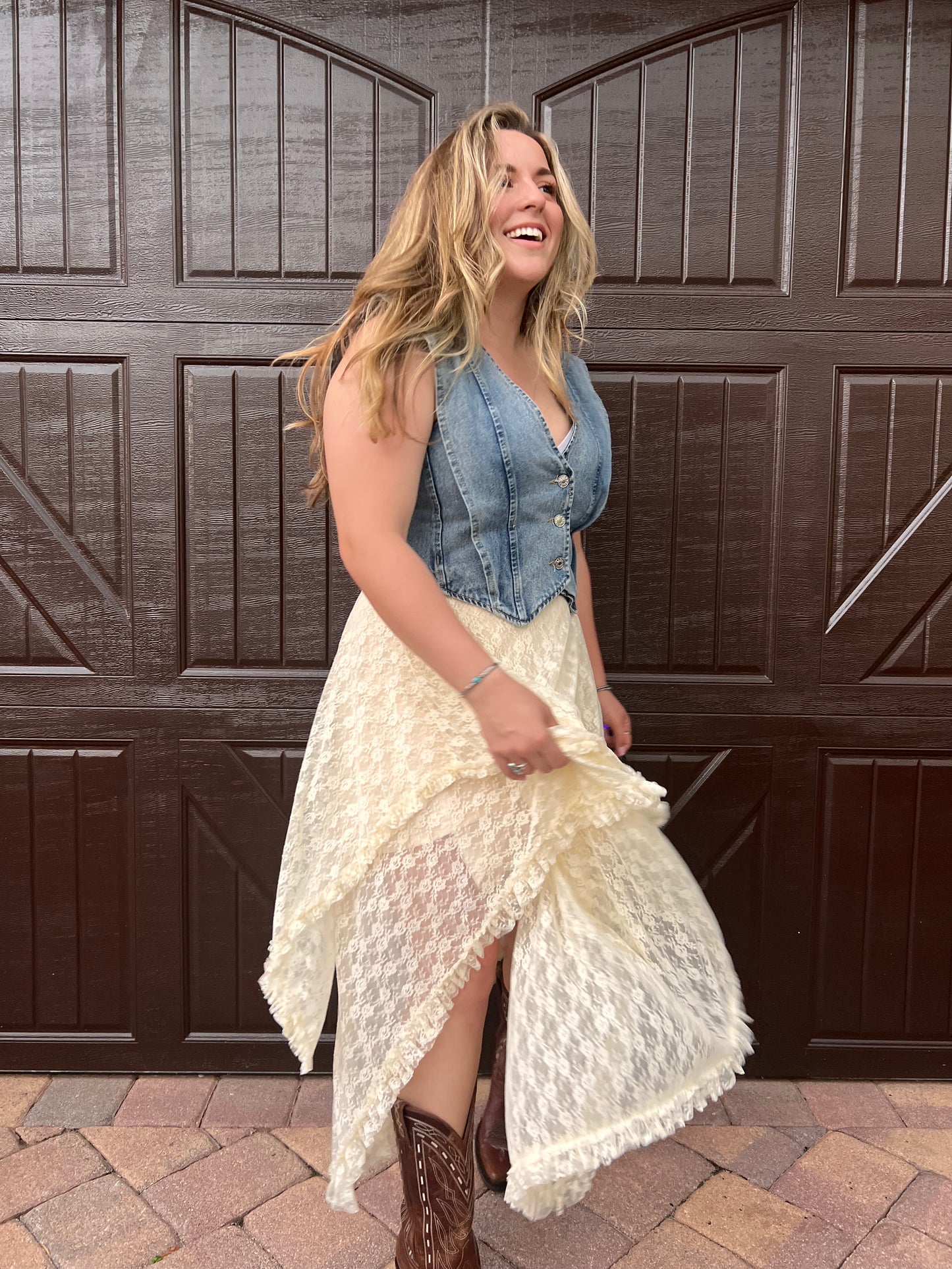 "American Dreaming" Midi Skirt