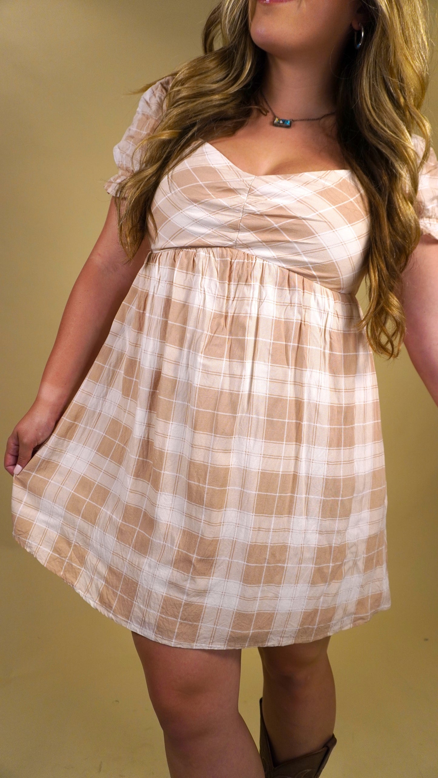 Dusty Rose Mini Dress