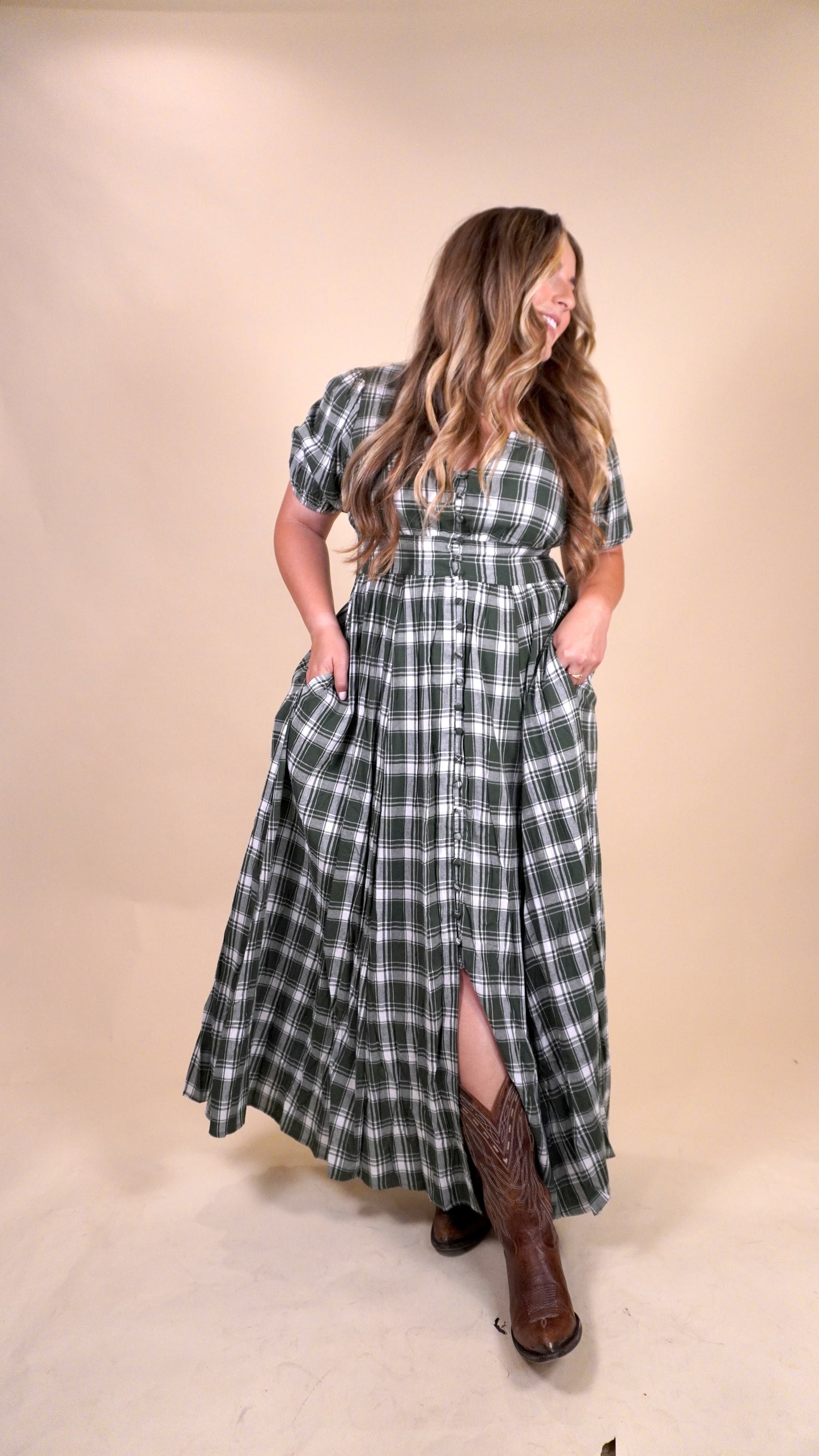 Evergreen Maxi Dress