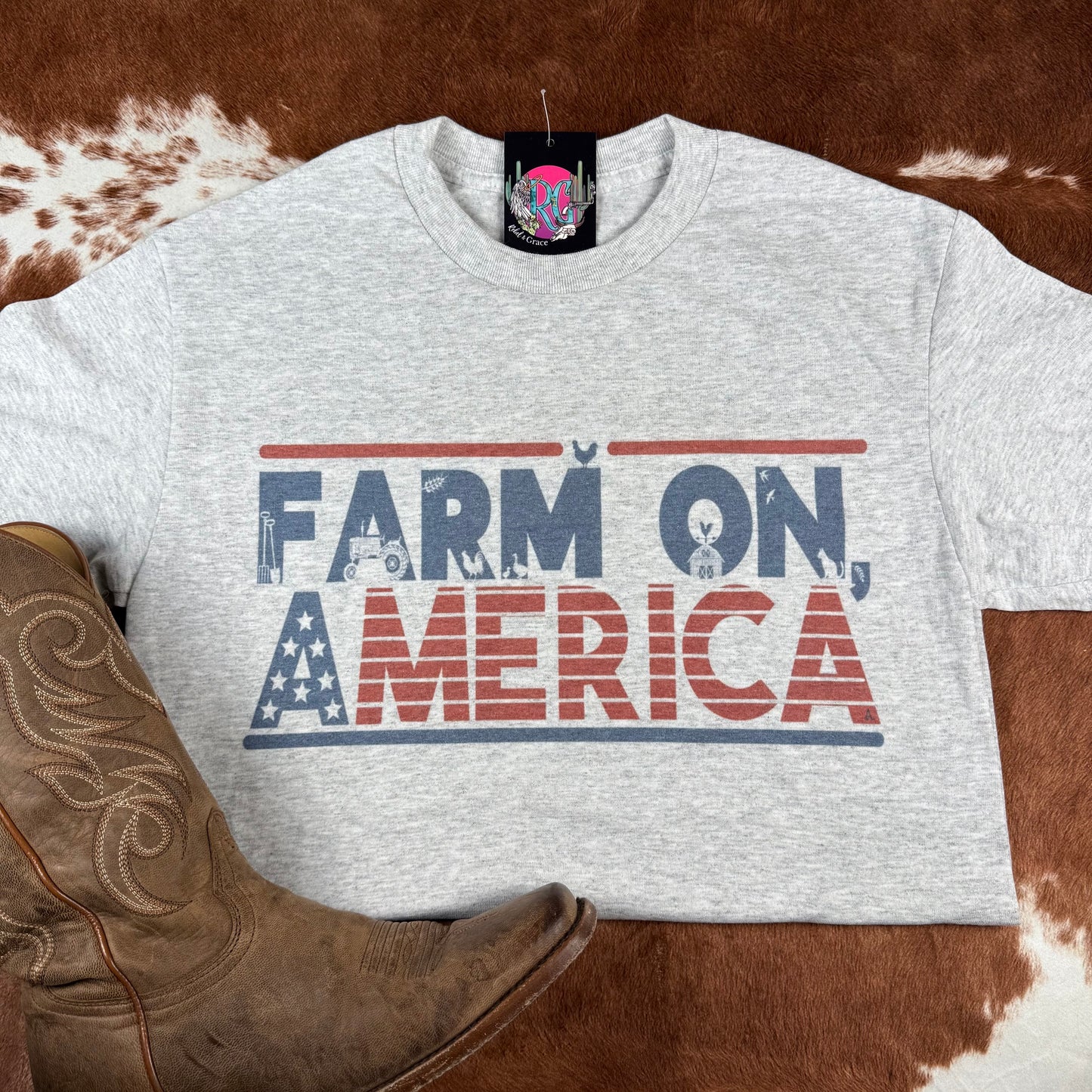 Farm On America Tee