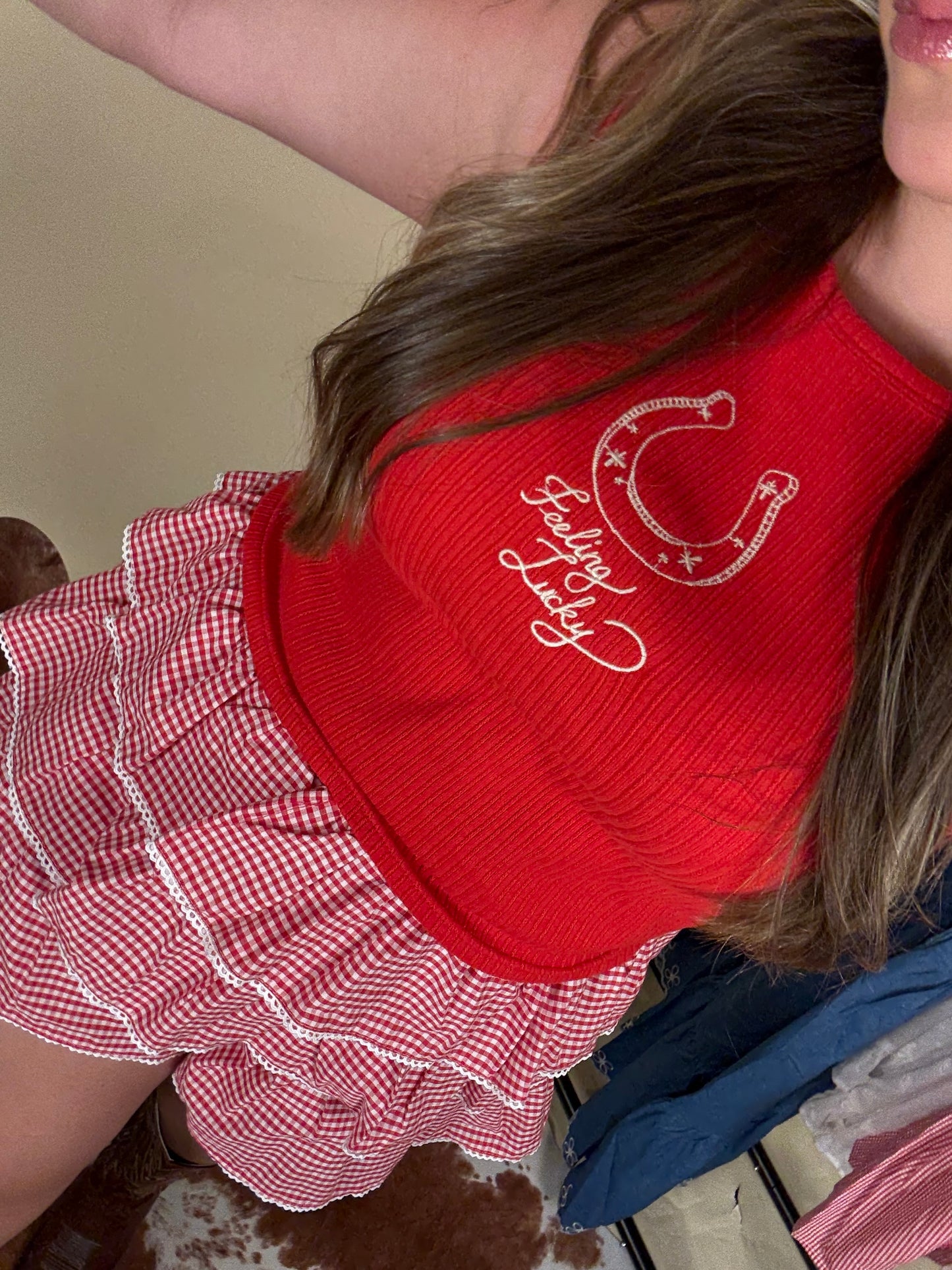 Maggie Gingham Shorts