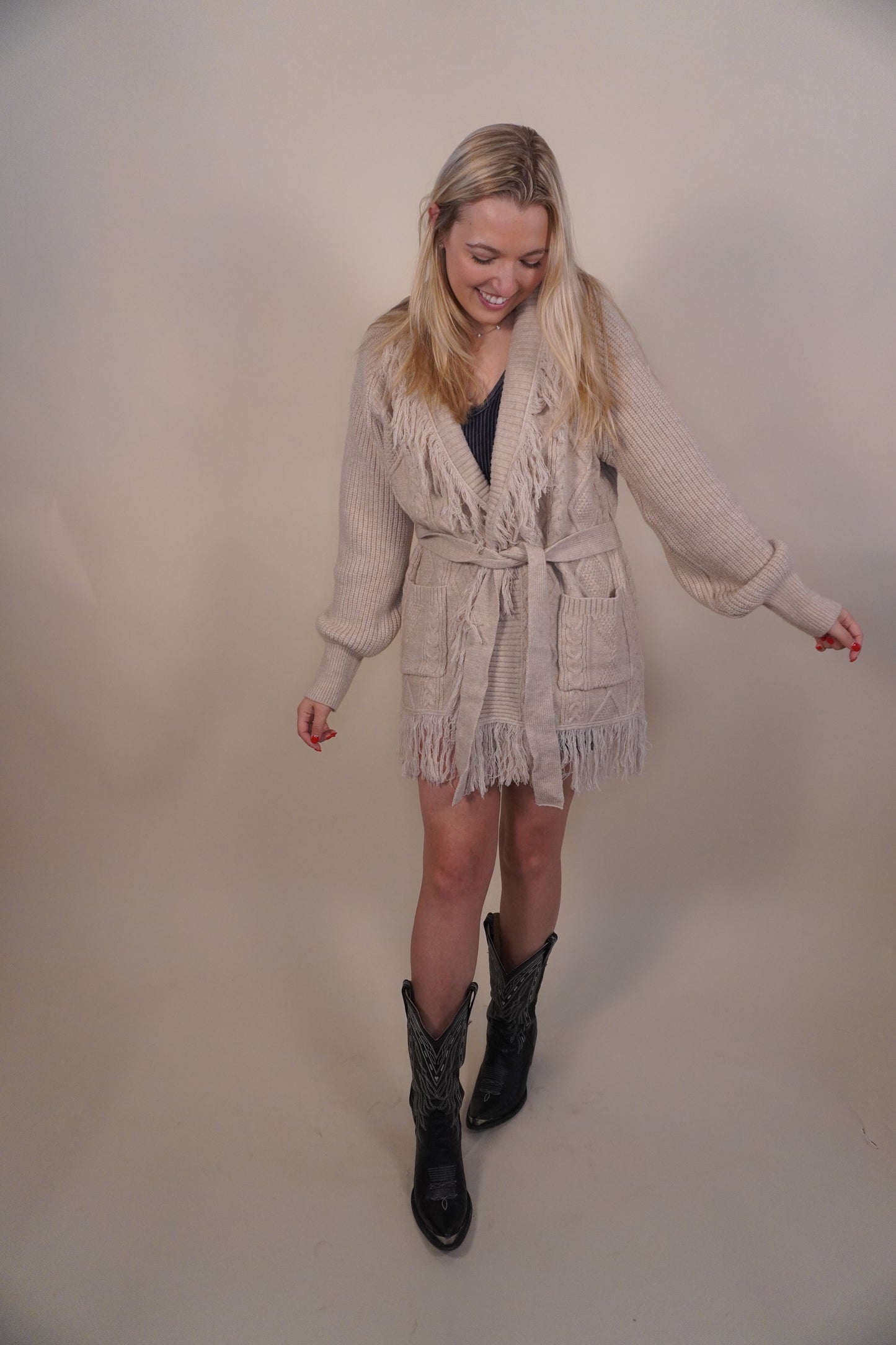 Fireside Fringe Cardigan
