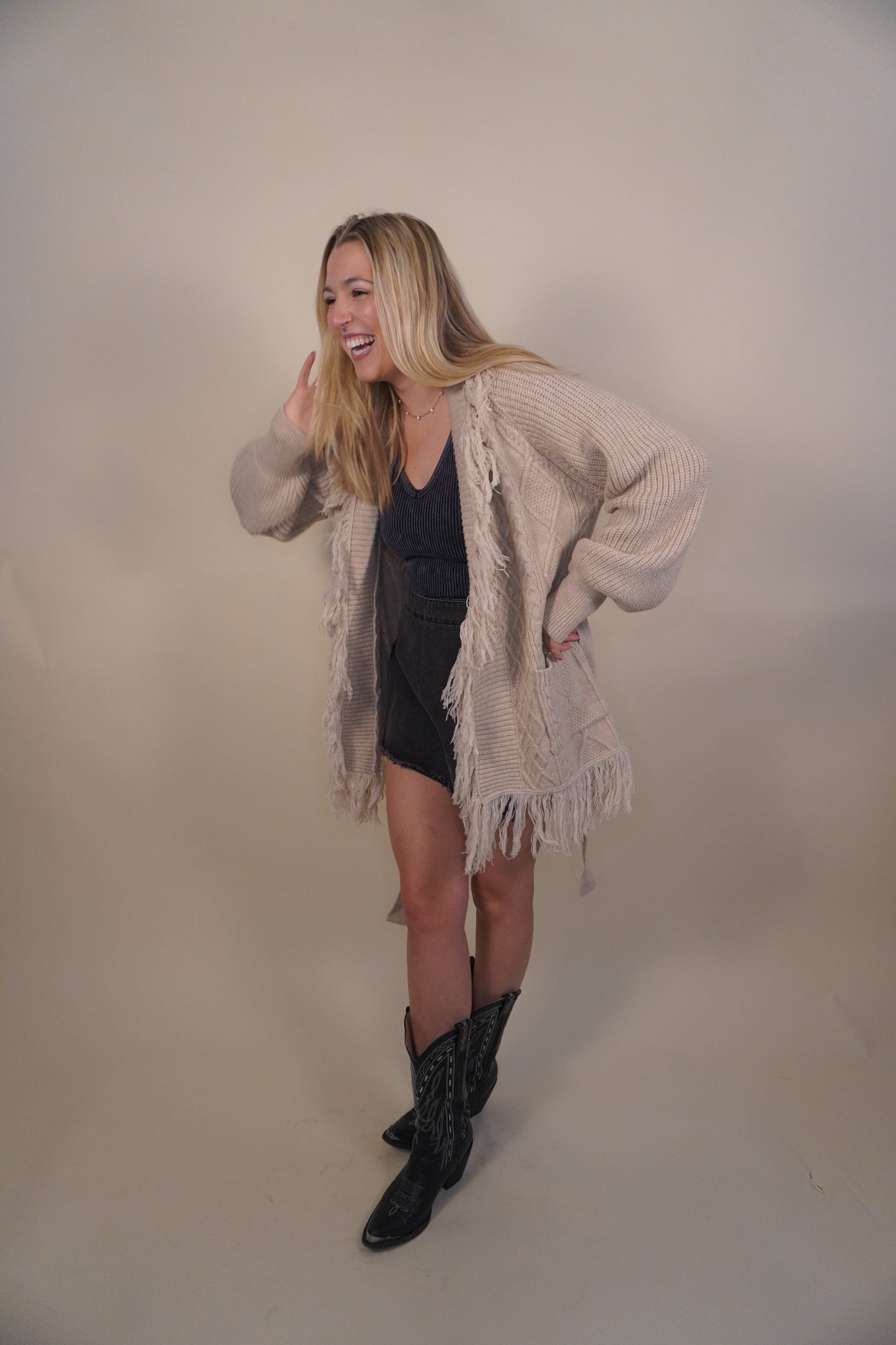 Fireside Fringe Cardigan