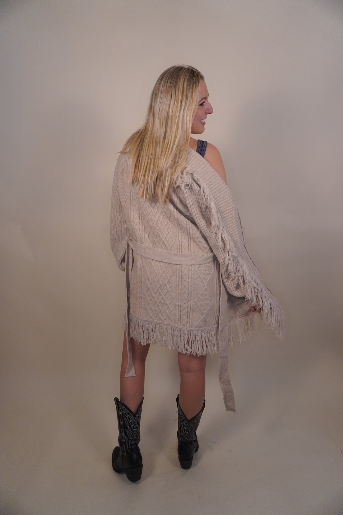 Fireside Fringe Cardigan