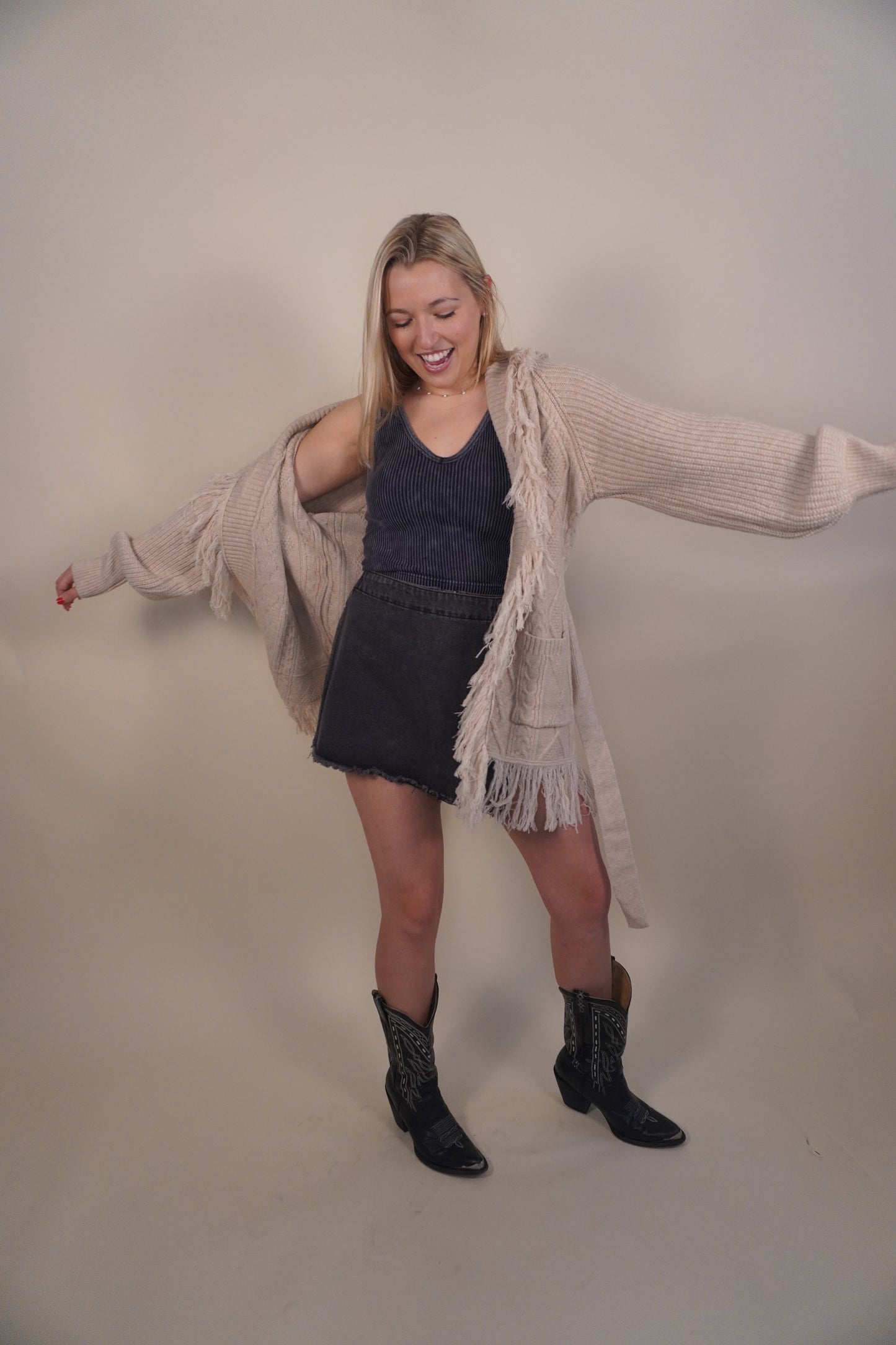 Fireside Fringe Cardigan