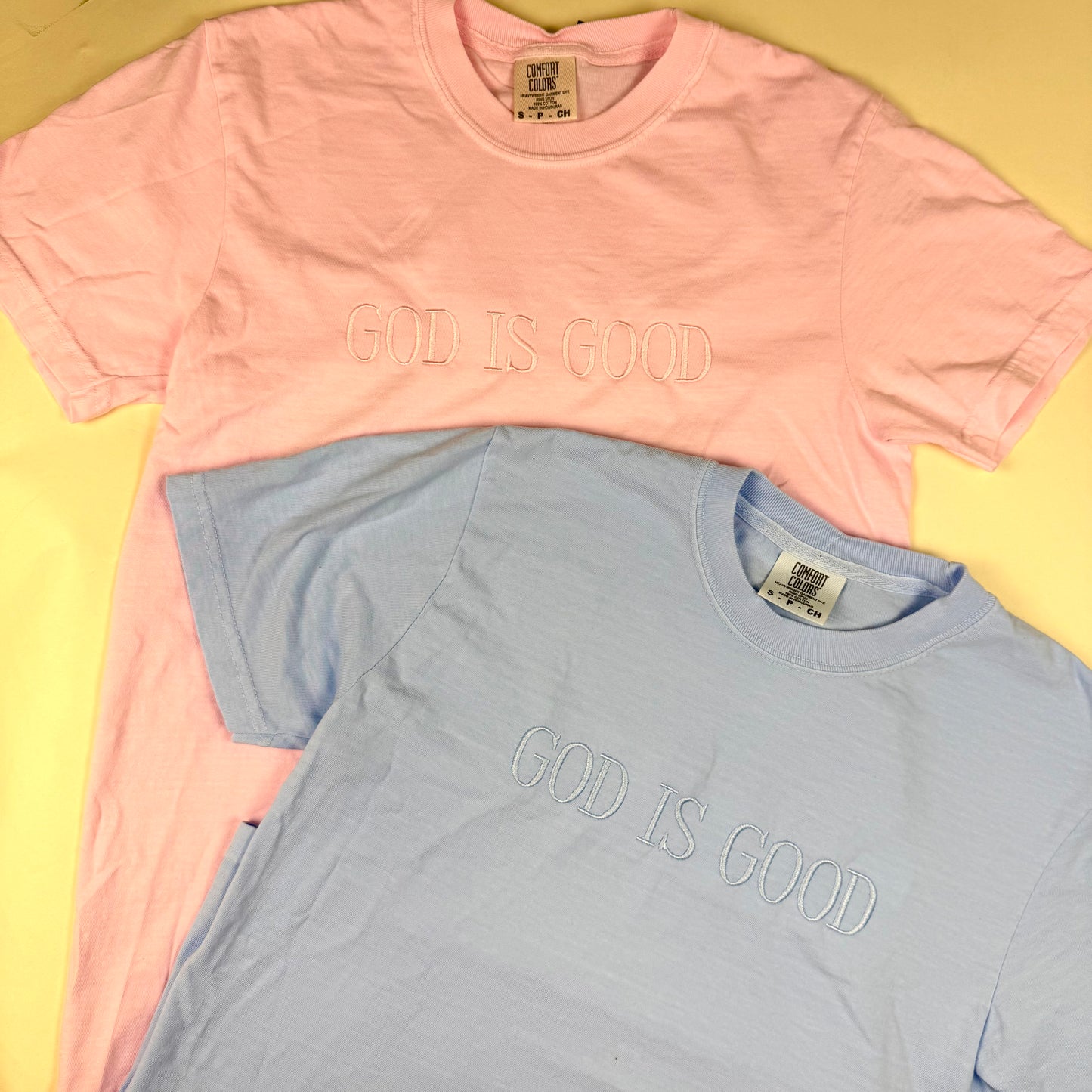 God is Good Embroidered Tee