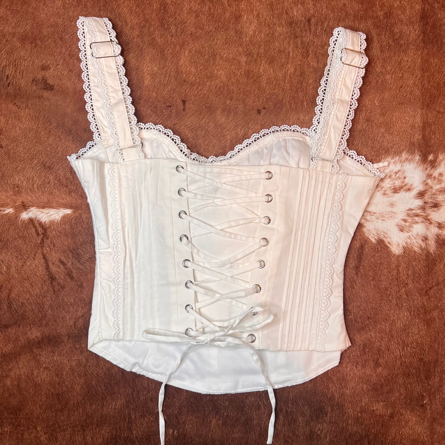 Haut corset « J'en ai fini avec toi »