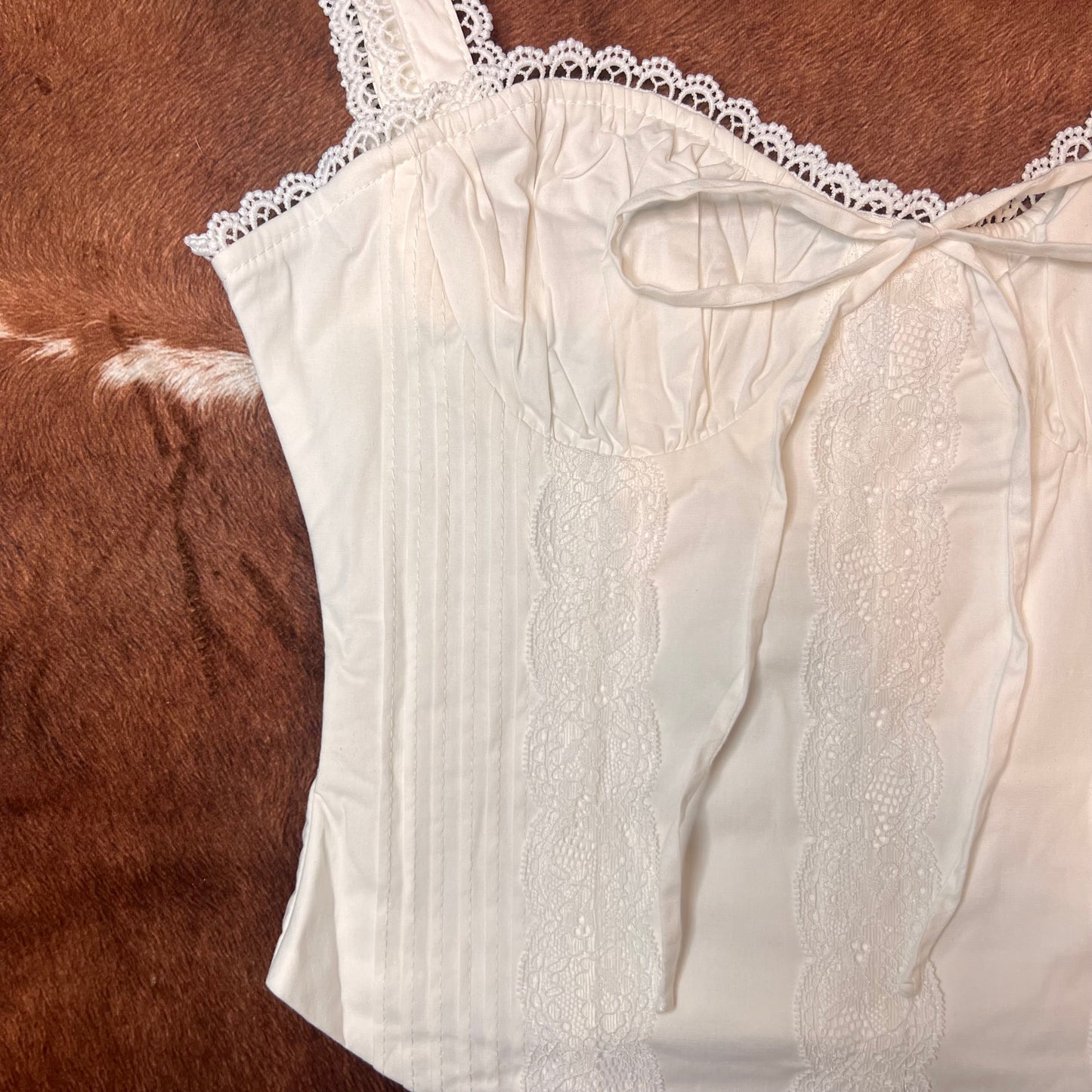 Haut corset « J'en ai fini avec toi »