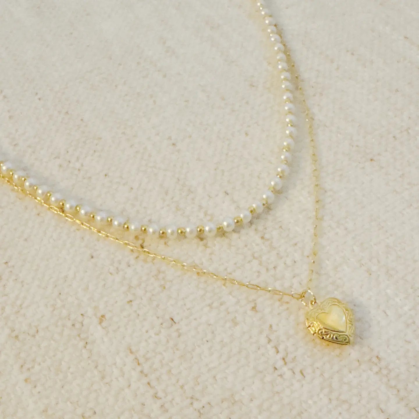 Lovely Layered Locket Necklace