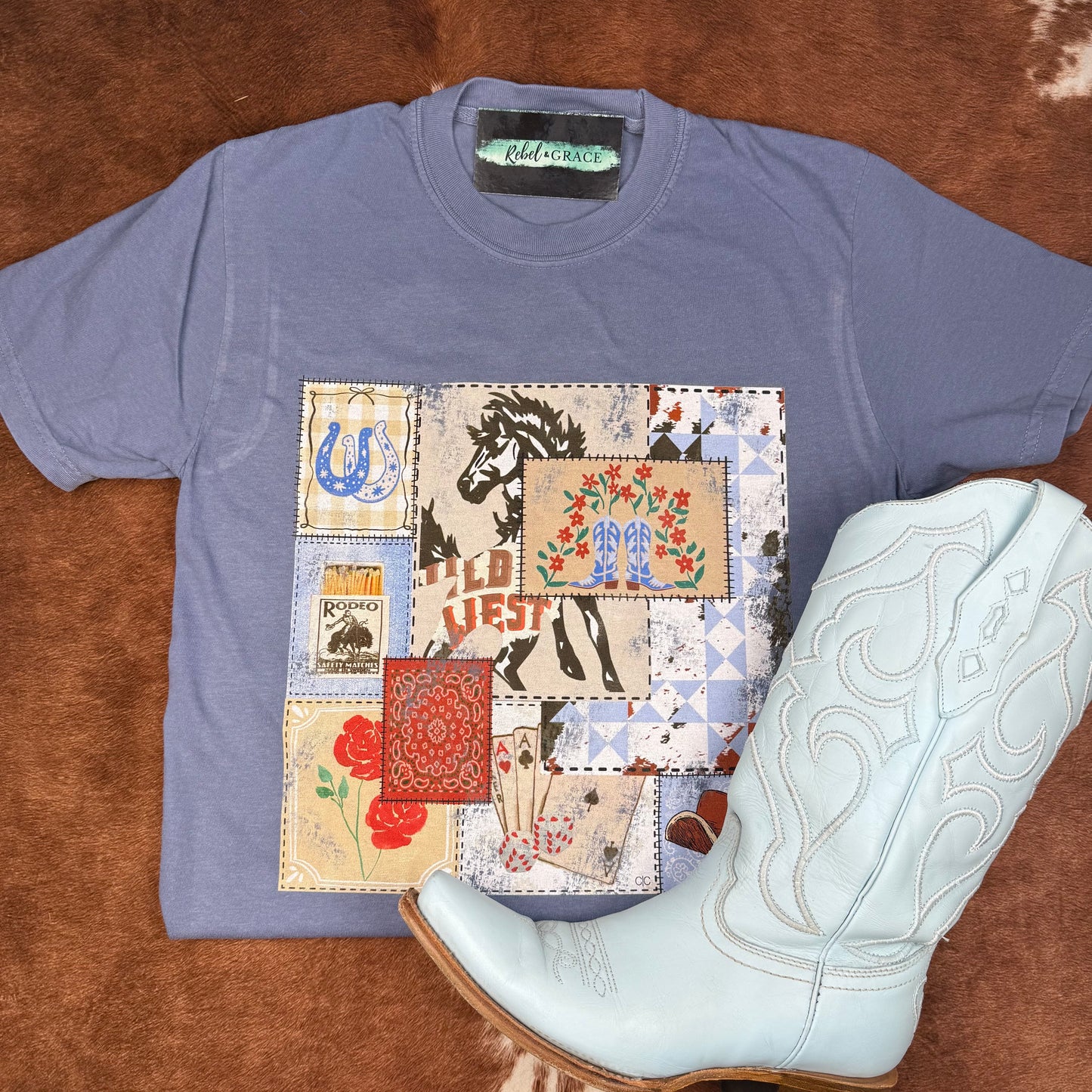 Rodeo Patchwork Tee