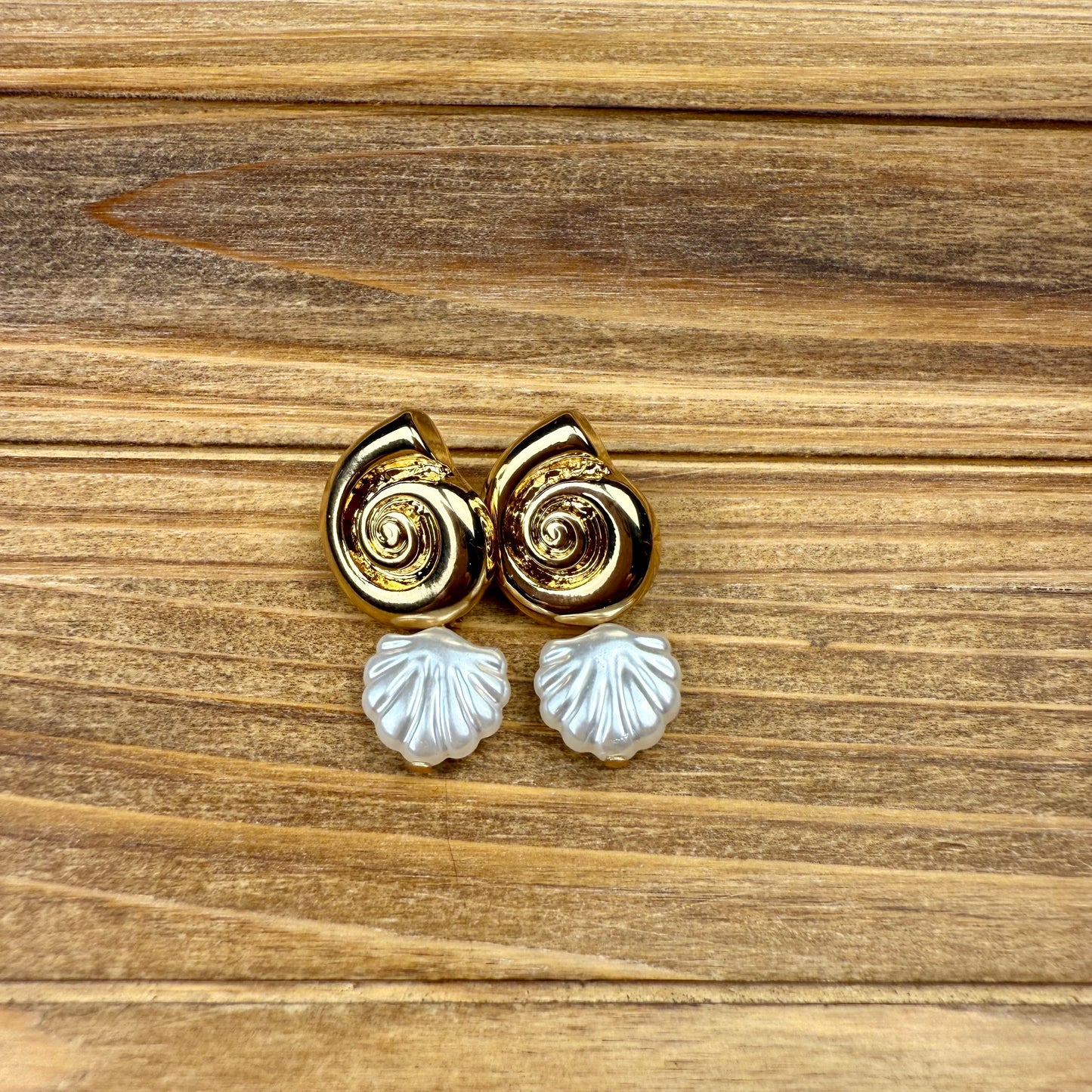 Shell Drop Earrings