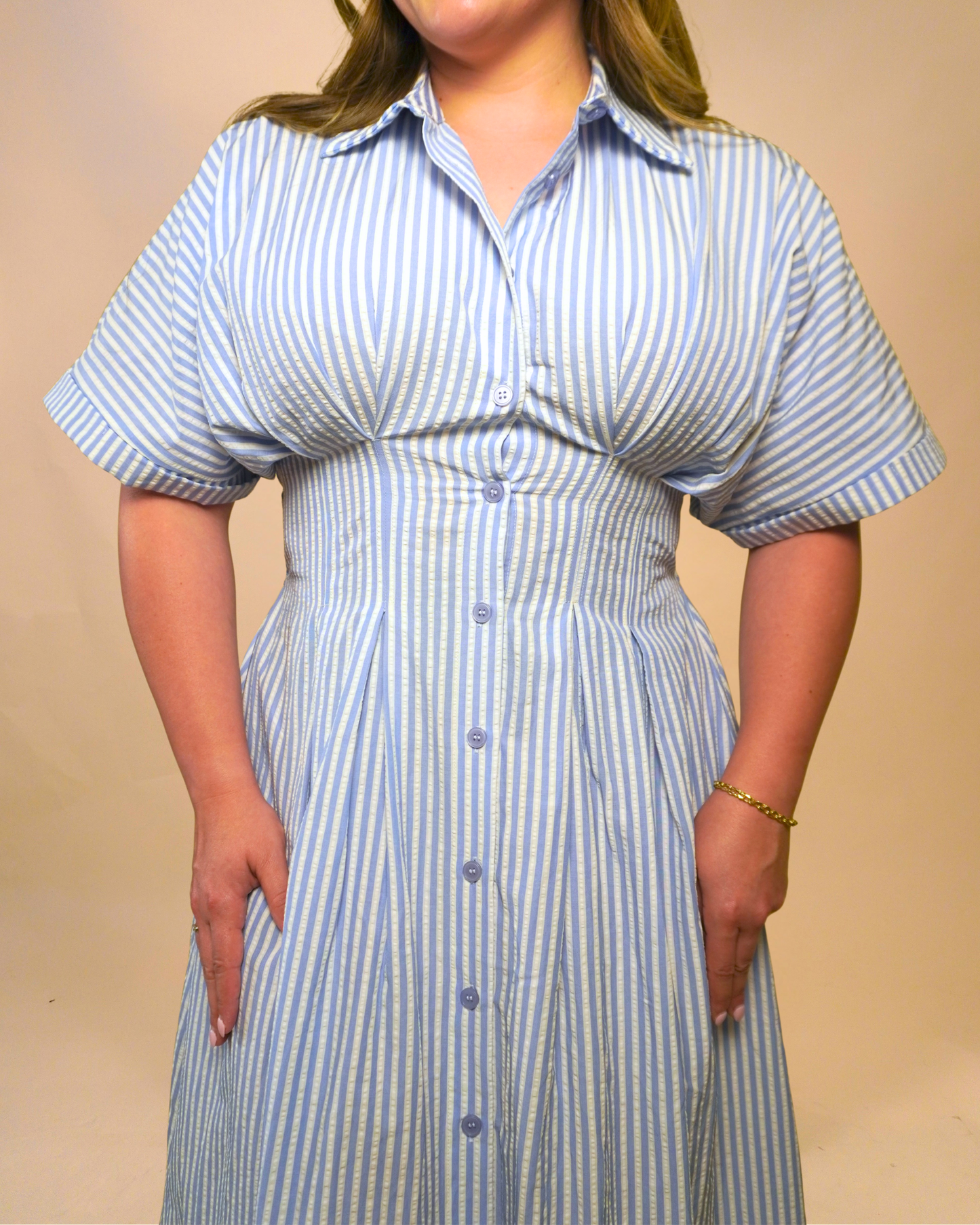 Seaside Pleated Maxi