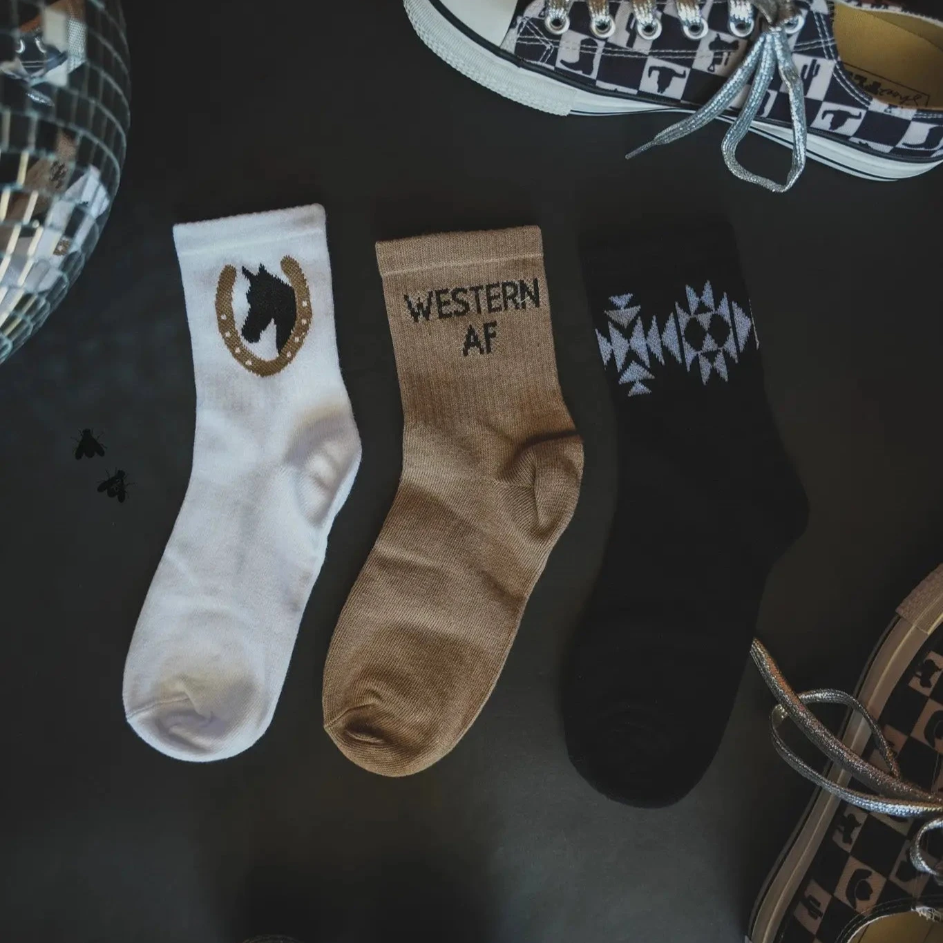 western sock set women's western Christmas present