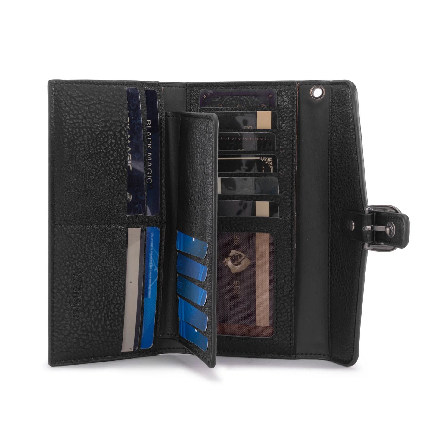 Wrangler Cow Print Wallet/Wristlet- Black