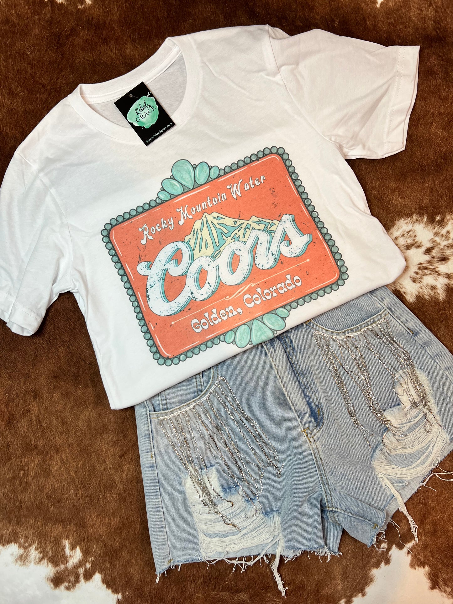 Camiseta de agua de las Montañas Rocosas