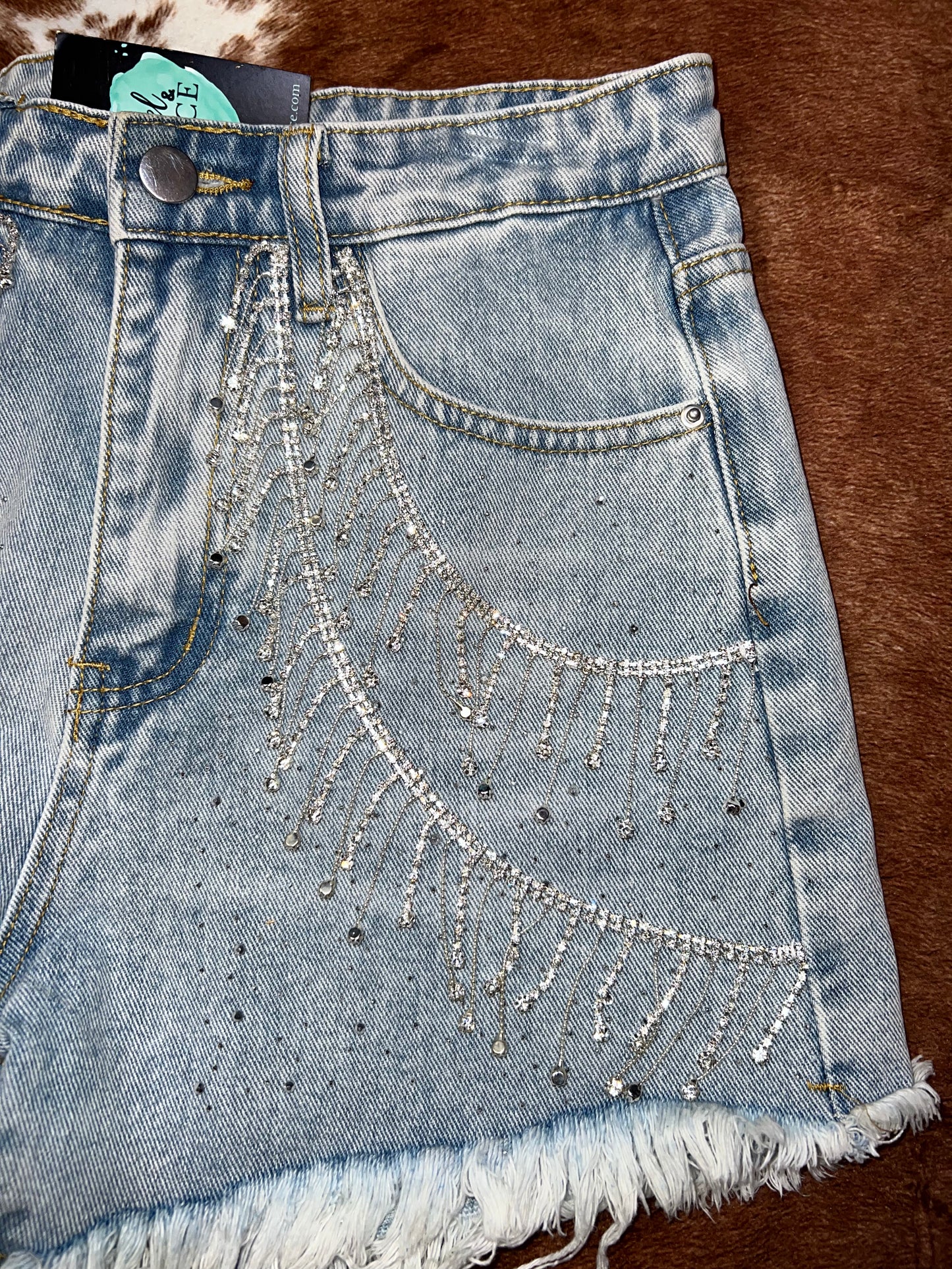 Short en jean Angel