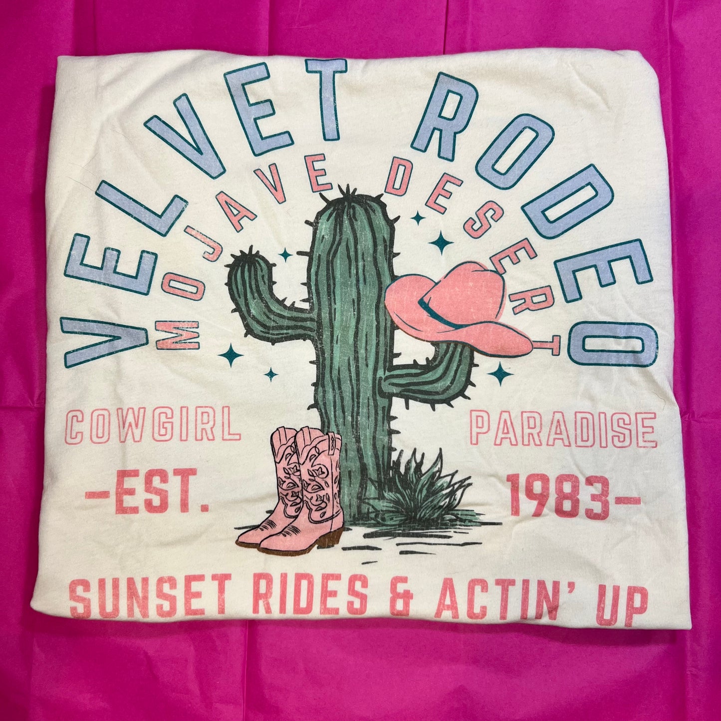 Camiseta de terciopelo Rodeo