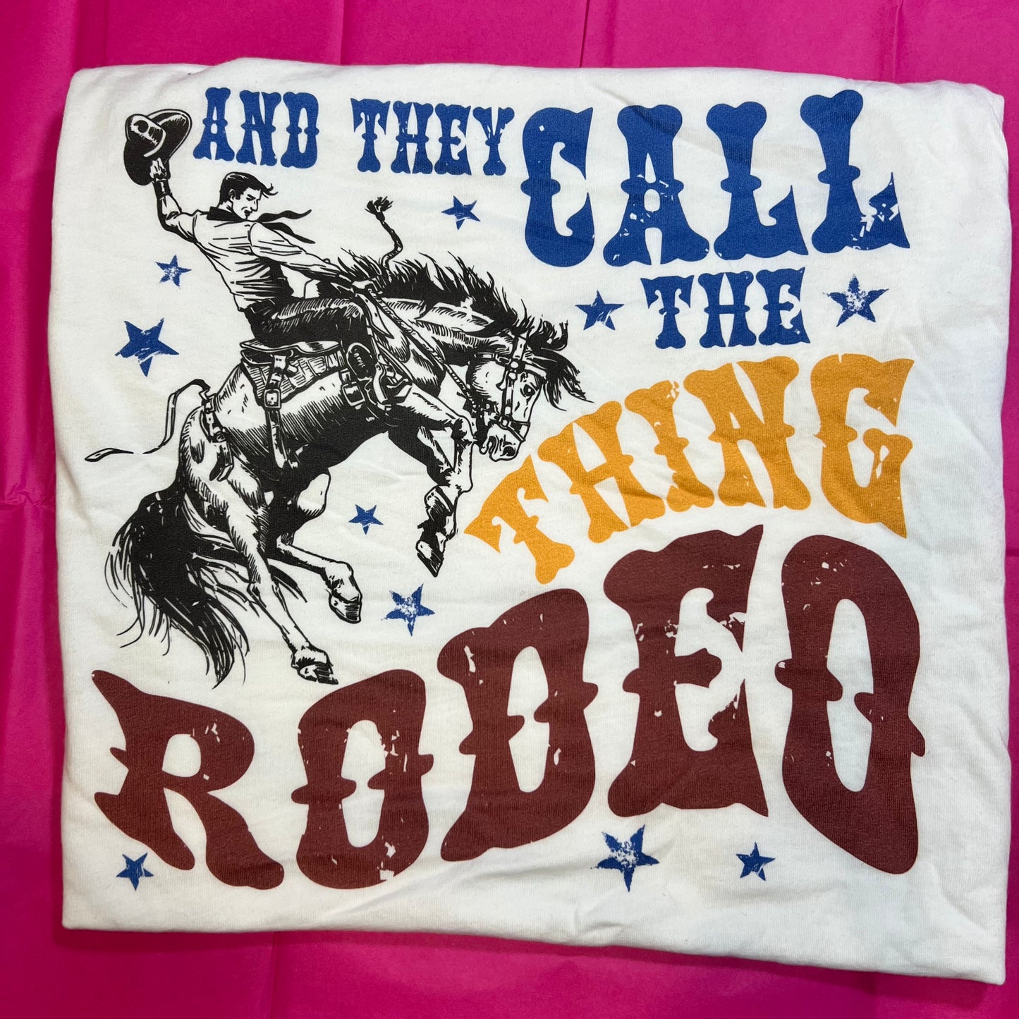 Camiseta de rodeo