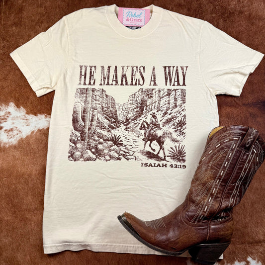 The Story Behind the He Makes A Way Tee