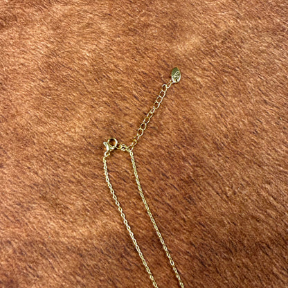 Faceted Crystal Cross Necklace