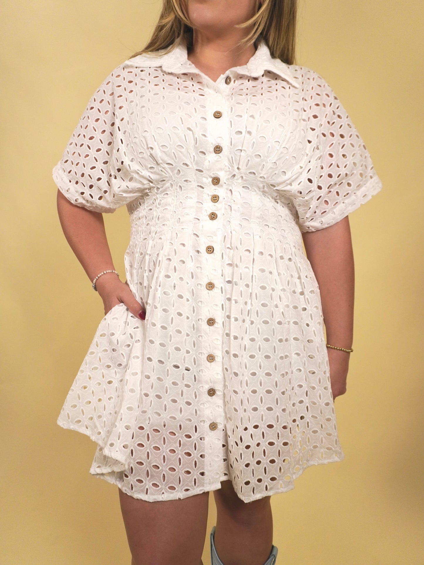 Sunday Best Eyelet Dress