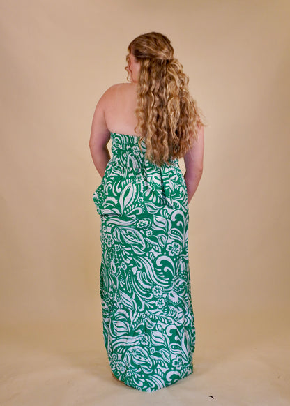 Paradise Halter Neck Maxi Dress
