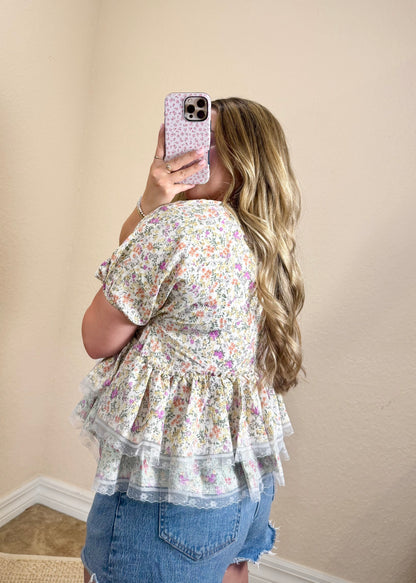 Annie Ruffle Blouse