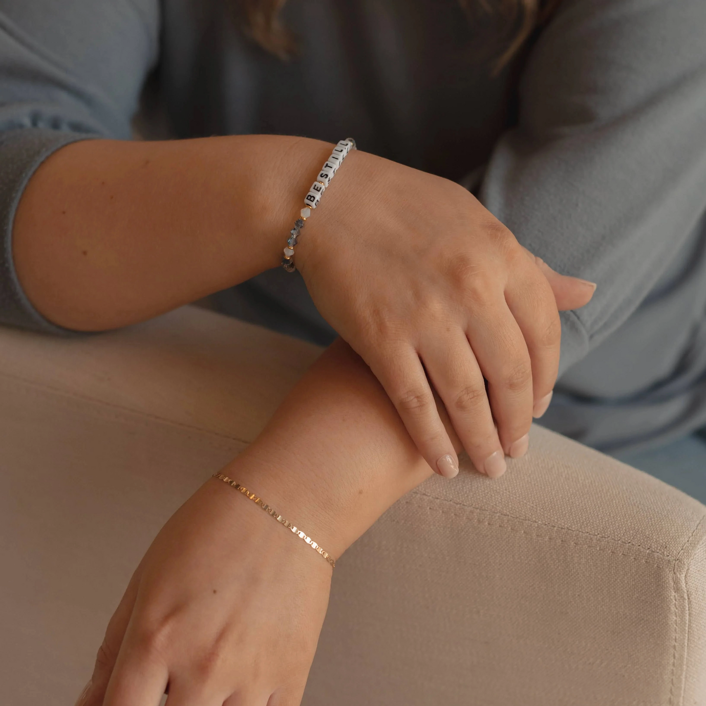 Be Still Beaded Bracelet