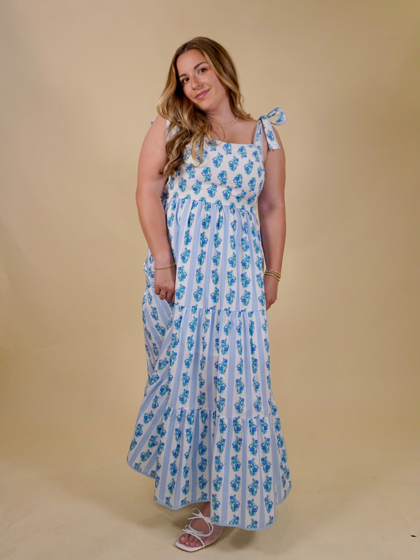 Blooming Maxi Dress | Blue