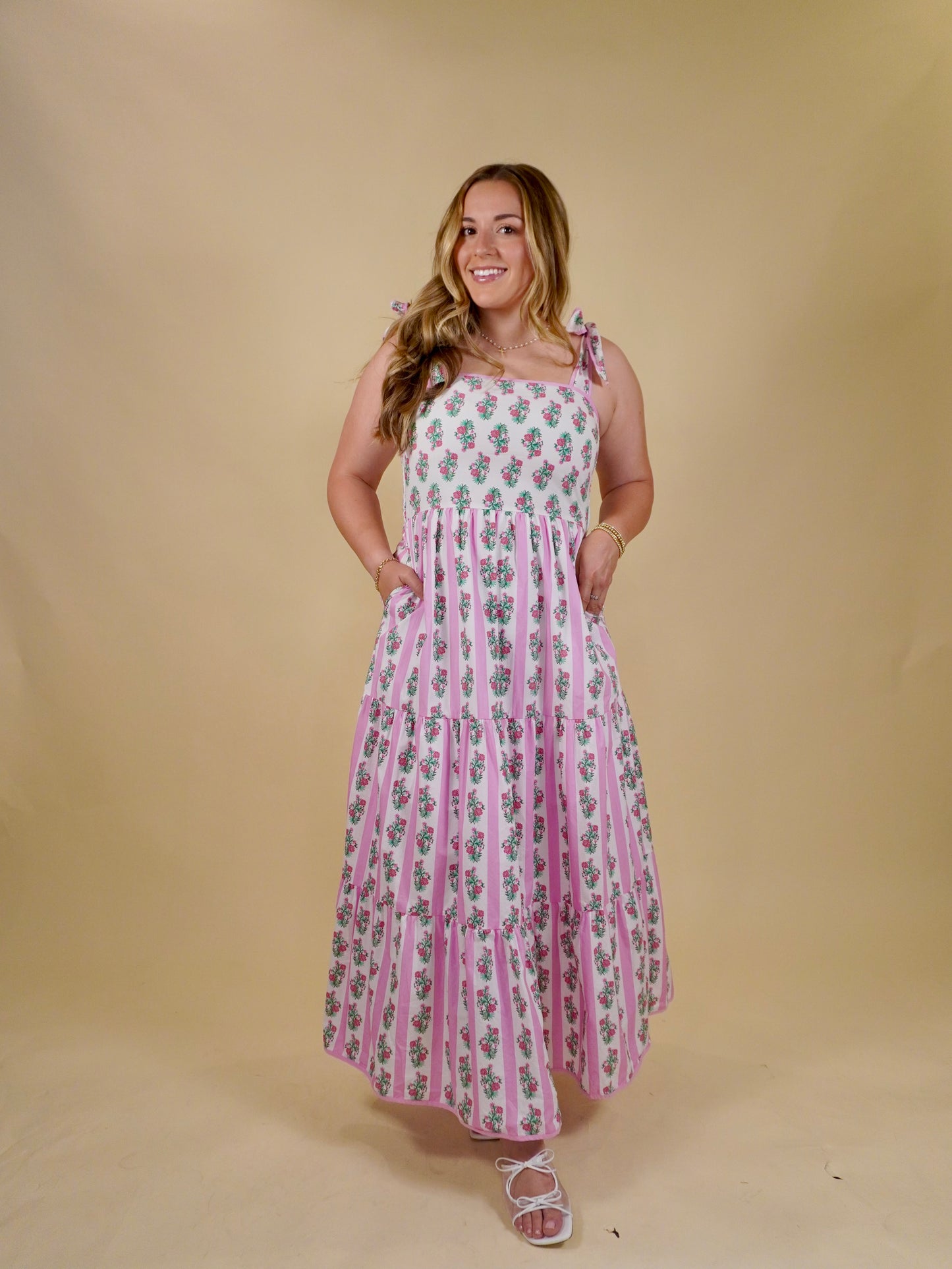 Blooming Maxi Dress | Pink