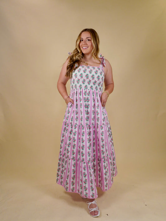 Blooming Maxi Dress | Pink