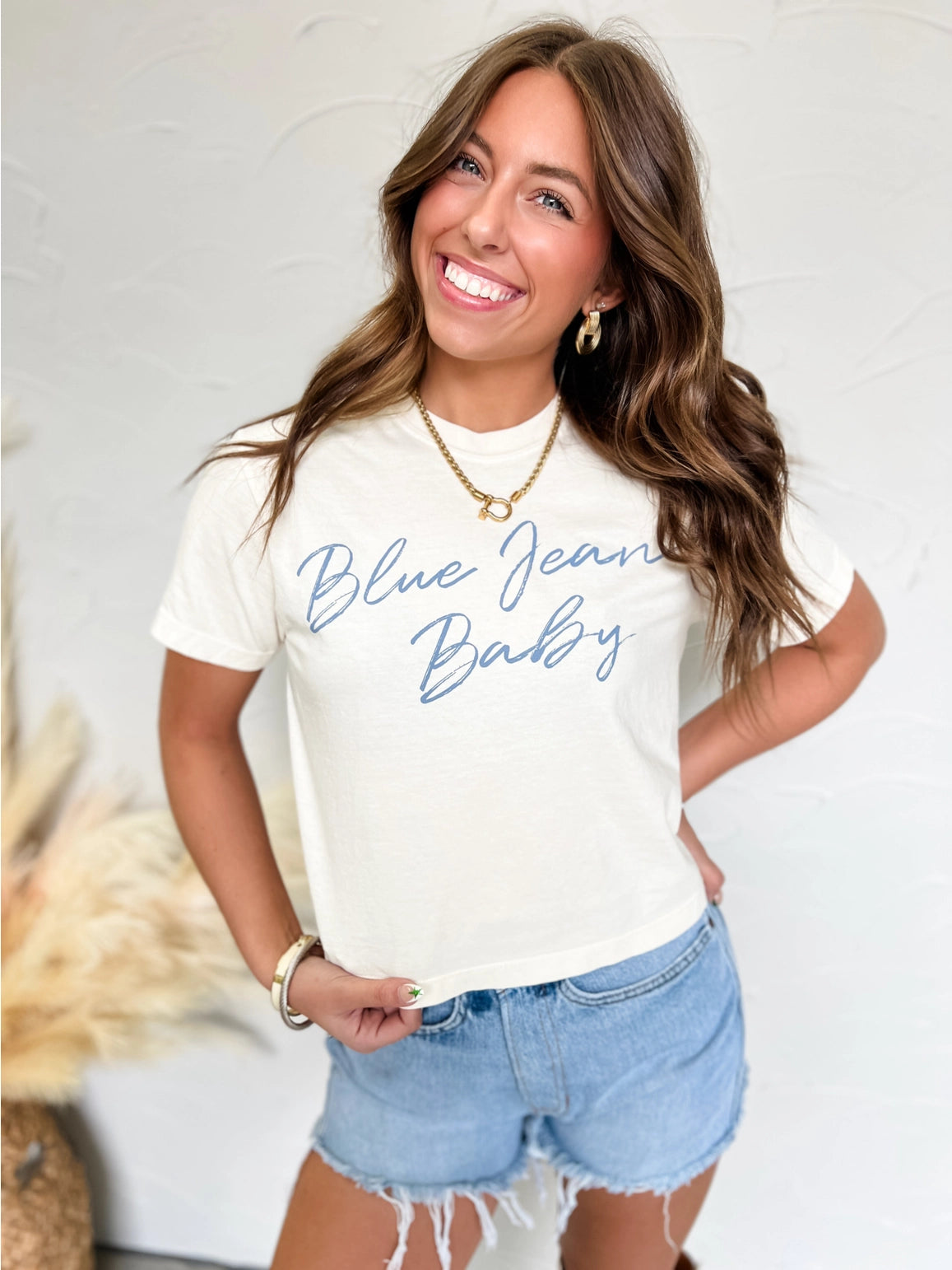 Blue Jean Baby Boxy Tee