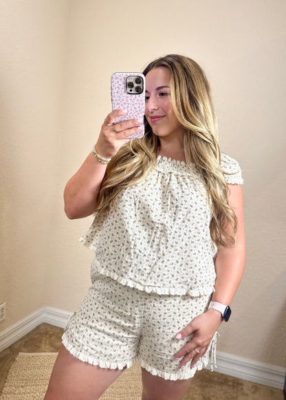 Poppy Ruffle Shorts