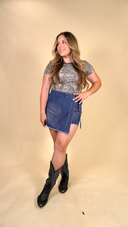Ella Denim Skort