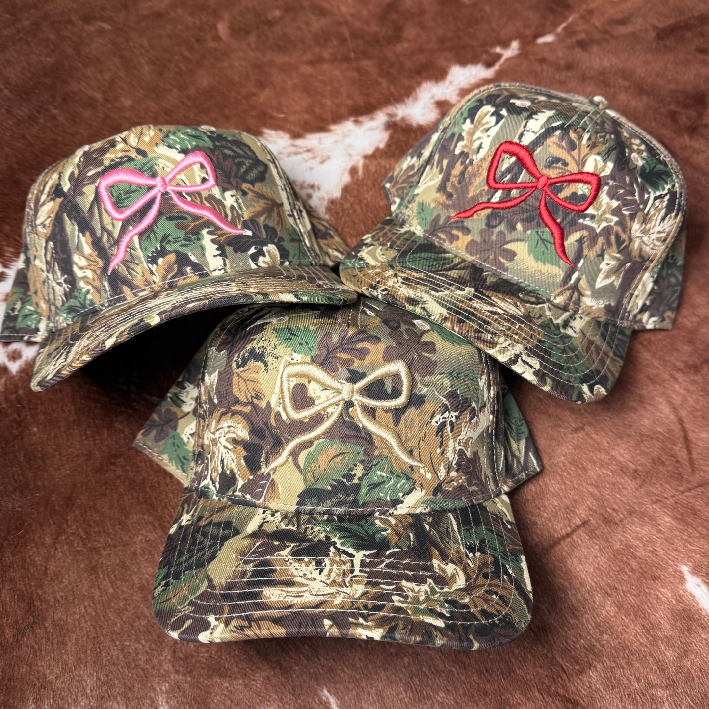 Camo Bow Trucker Hat