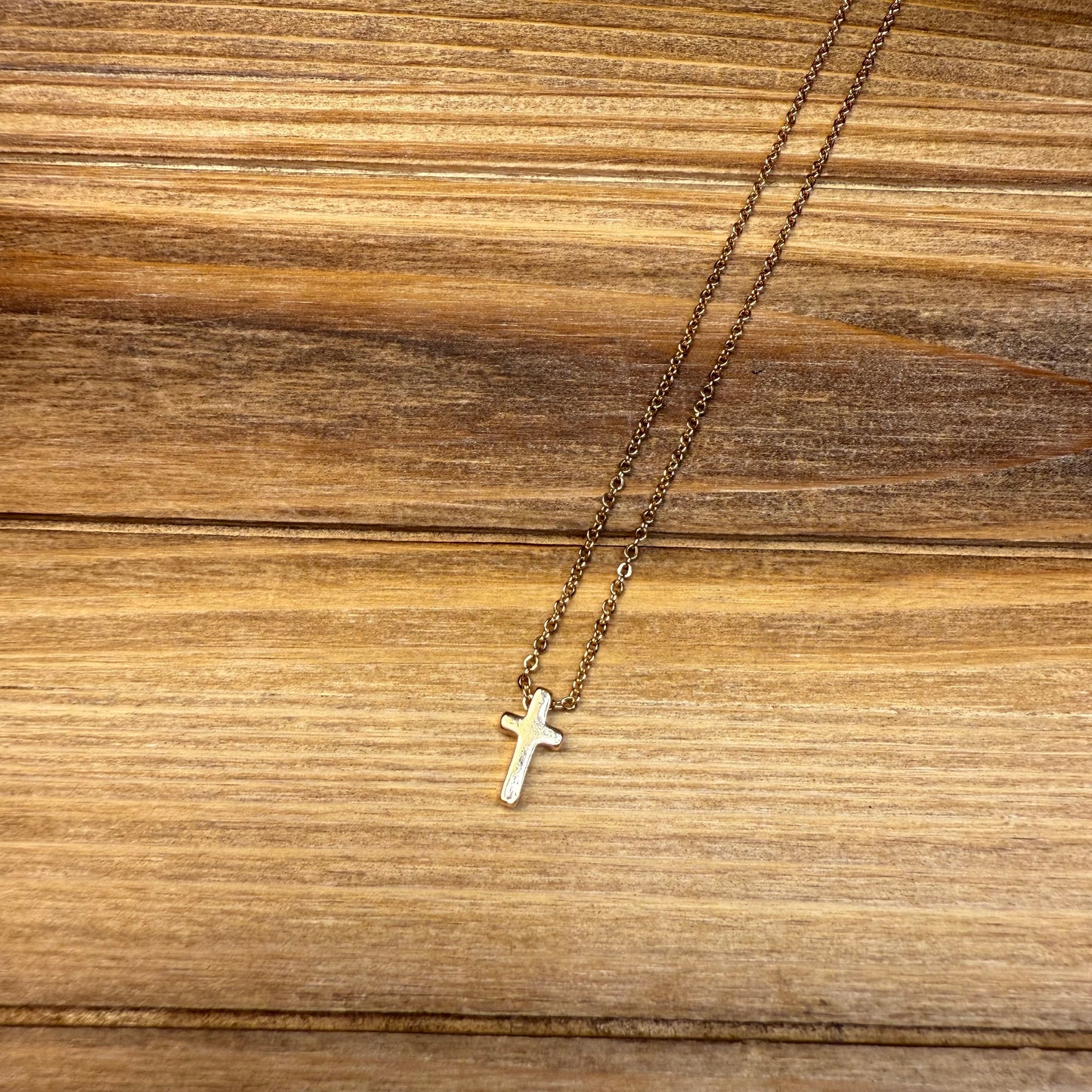 Classic Mini Cross Necklace