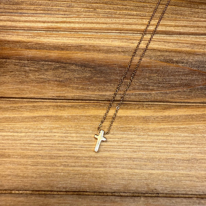 Classic Mini Cross Necklace