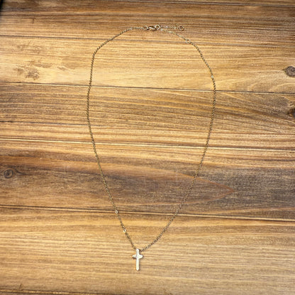 Classic Mini Cross Necklace