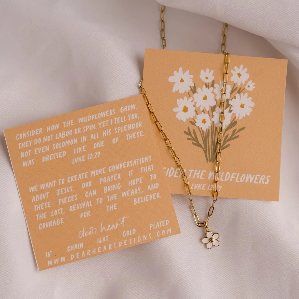 Consider the Wildflowers Charm Necklace