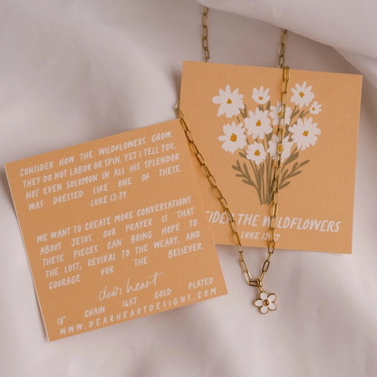 Consider the Wildflowers Charm Necklace
