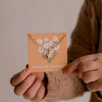 Consider the Wildflowers Charm Necklace