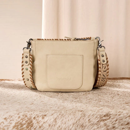 Cowhide Fringe Crossbody | Tan
