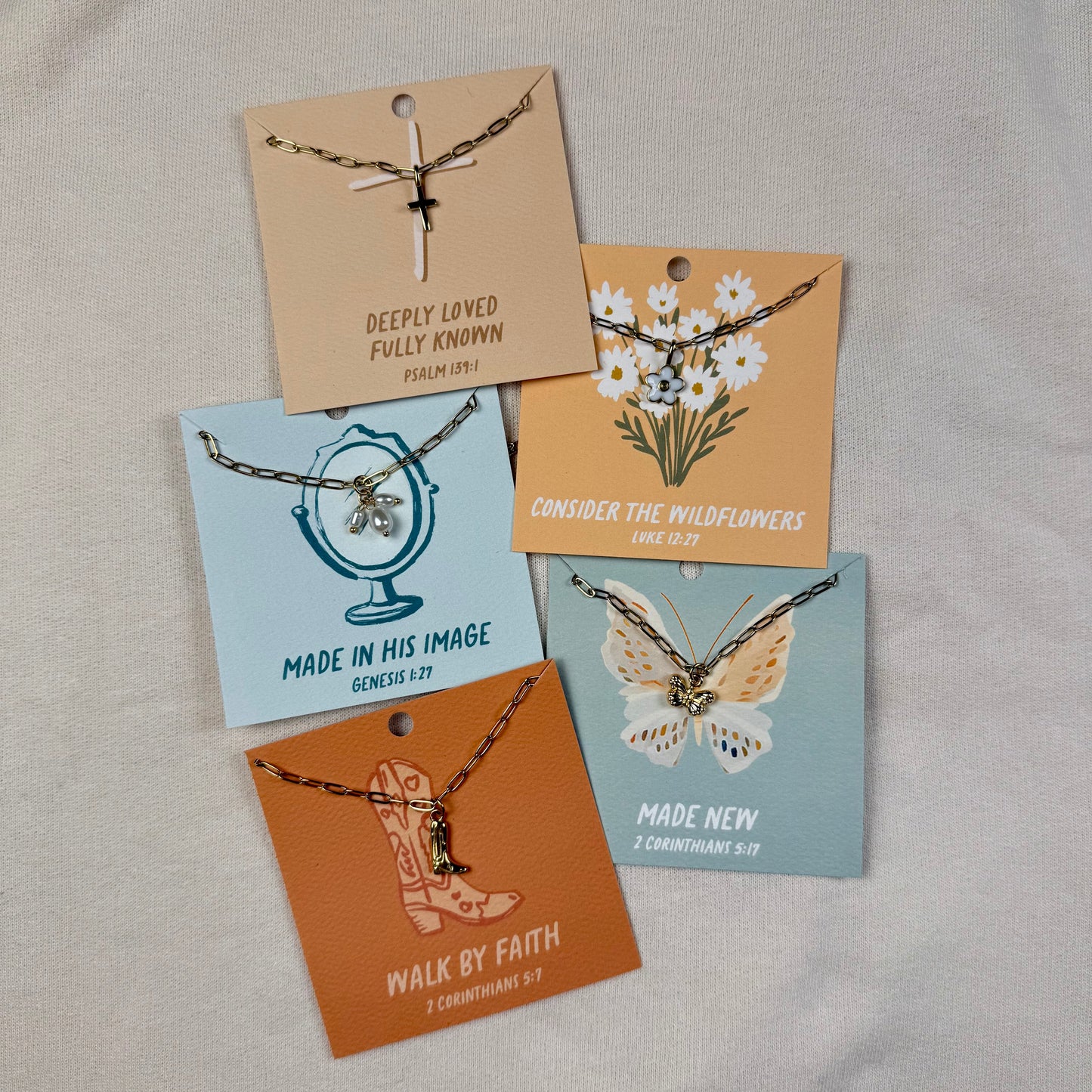 Deeply Loved Charm Necklace