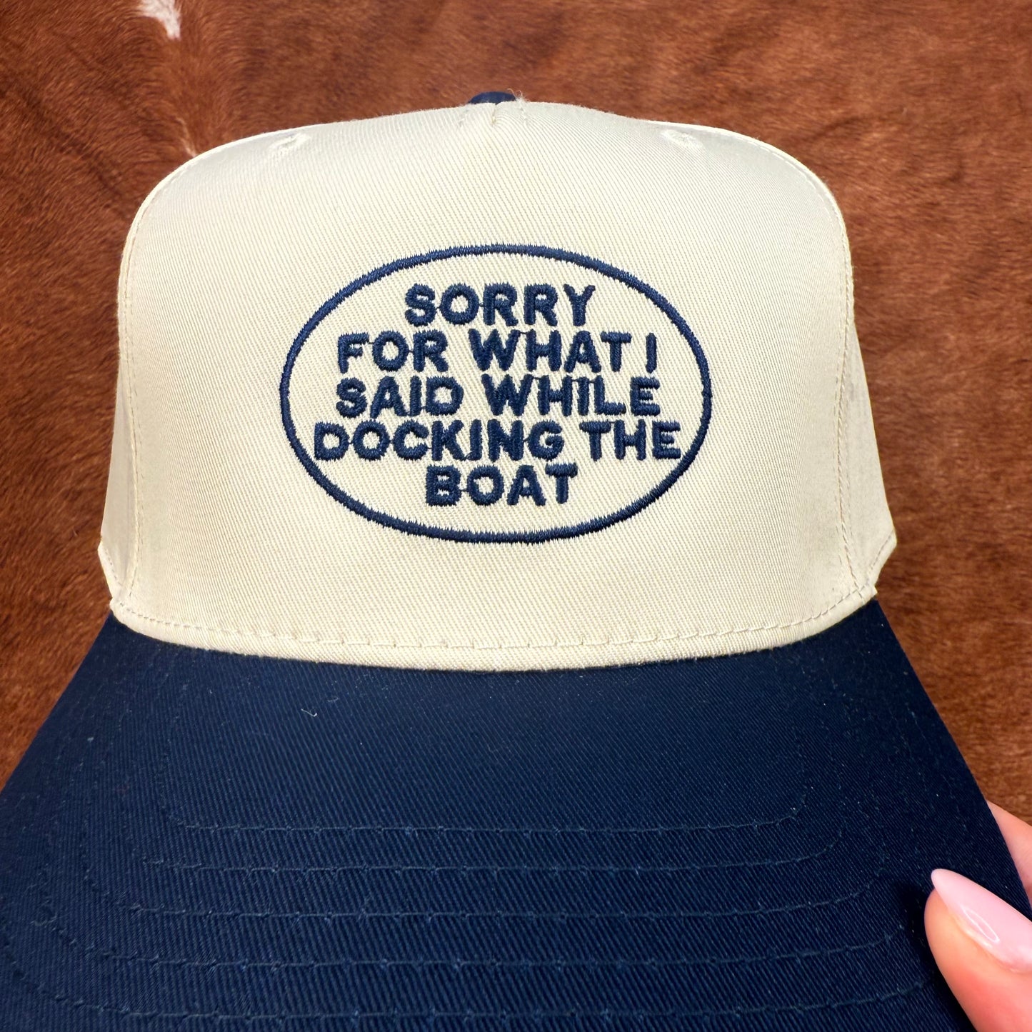 Docking The Boat Trucker Hat