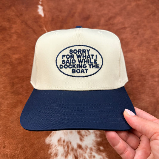 Docking The Boat Trucker Hat