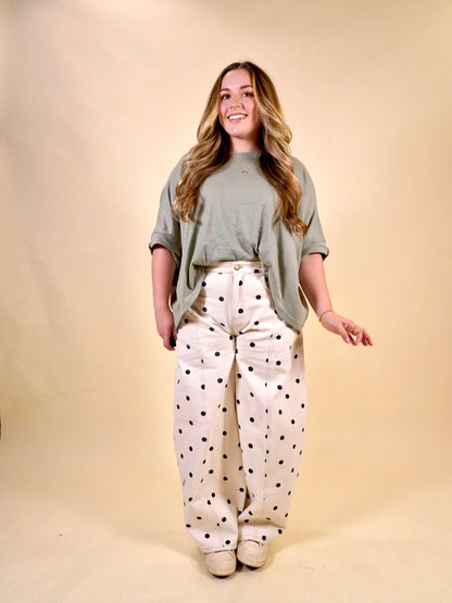 Dottie Barrel Jeans | Black